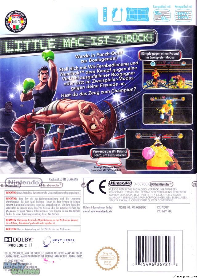 Punch-Out!! - Nintendo Wii (Nintendo - 1-2) video game collectible [Barcode 045496367268] - Main Image 2