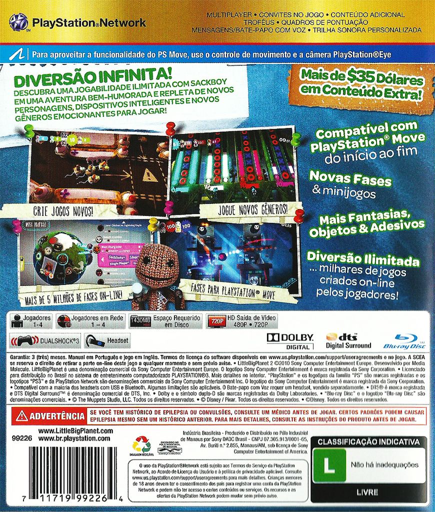 Little Big Planet 2 (Special Edition) - Sony PlayStation 3 (PS3) (Sony Interactive Entertainment - 4) video game collectible [Barcode 711719992264] - Main Image 2