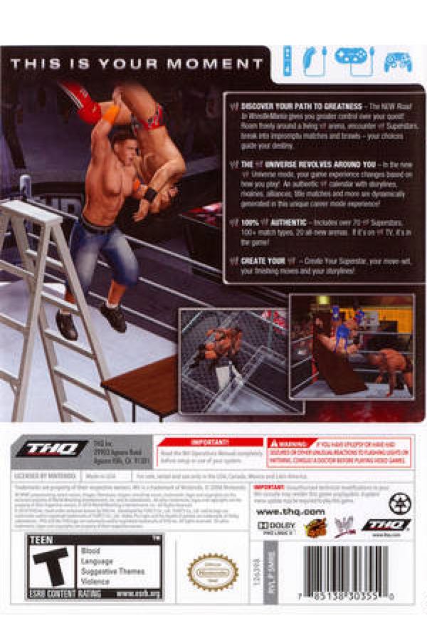 WWE: Smackdown Vs Raw 2011 - Nintendo Wii video game collectible - Main Image 2