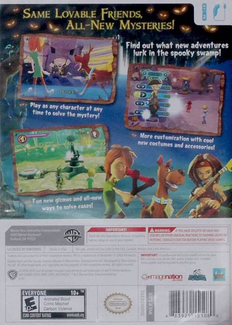 Scooby-Doo! and the Spooky Swamp - Nintendo Wii (Warner Bros. Interactive Entertainmet - 2) video game collectible [Barcode 9325336110775] - Main Image 2