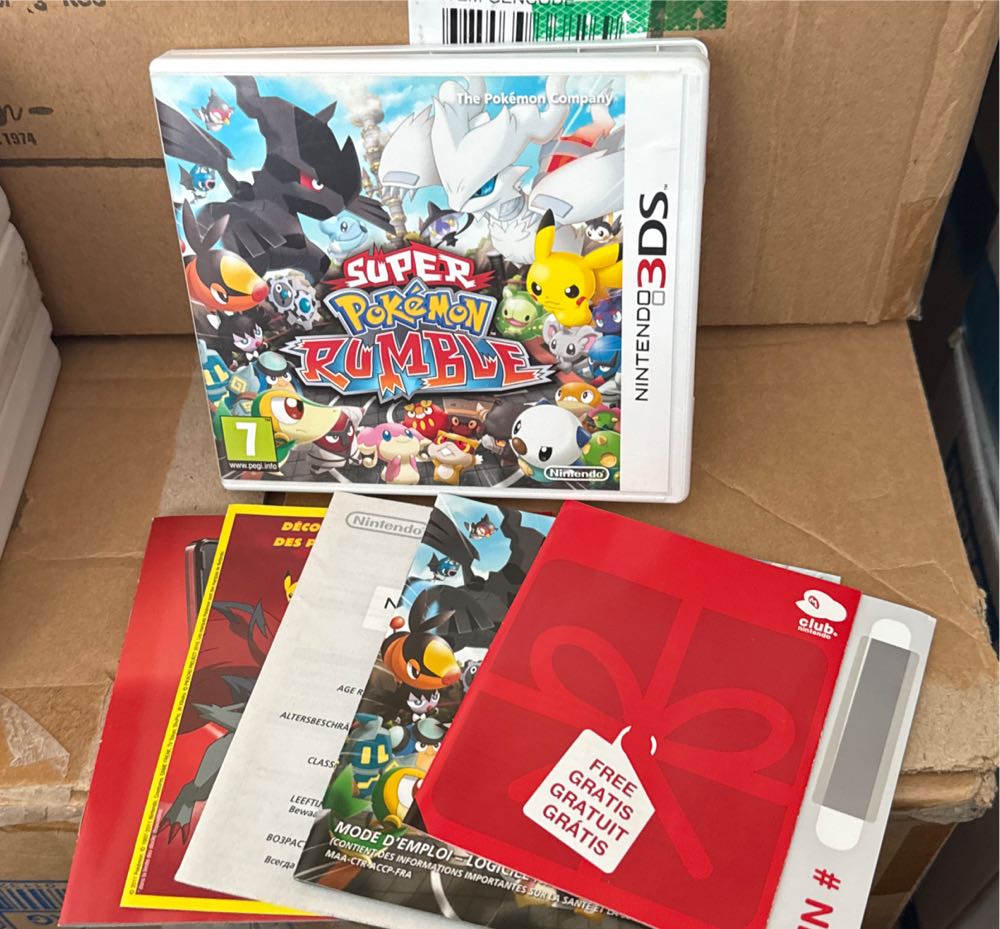 Super Pokémon Rumble - Nintendo 3DS (Nintendo - 1) video game collectible [Barcode 045496521349] - Main Image 3
