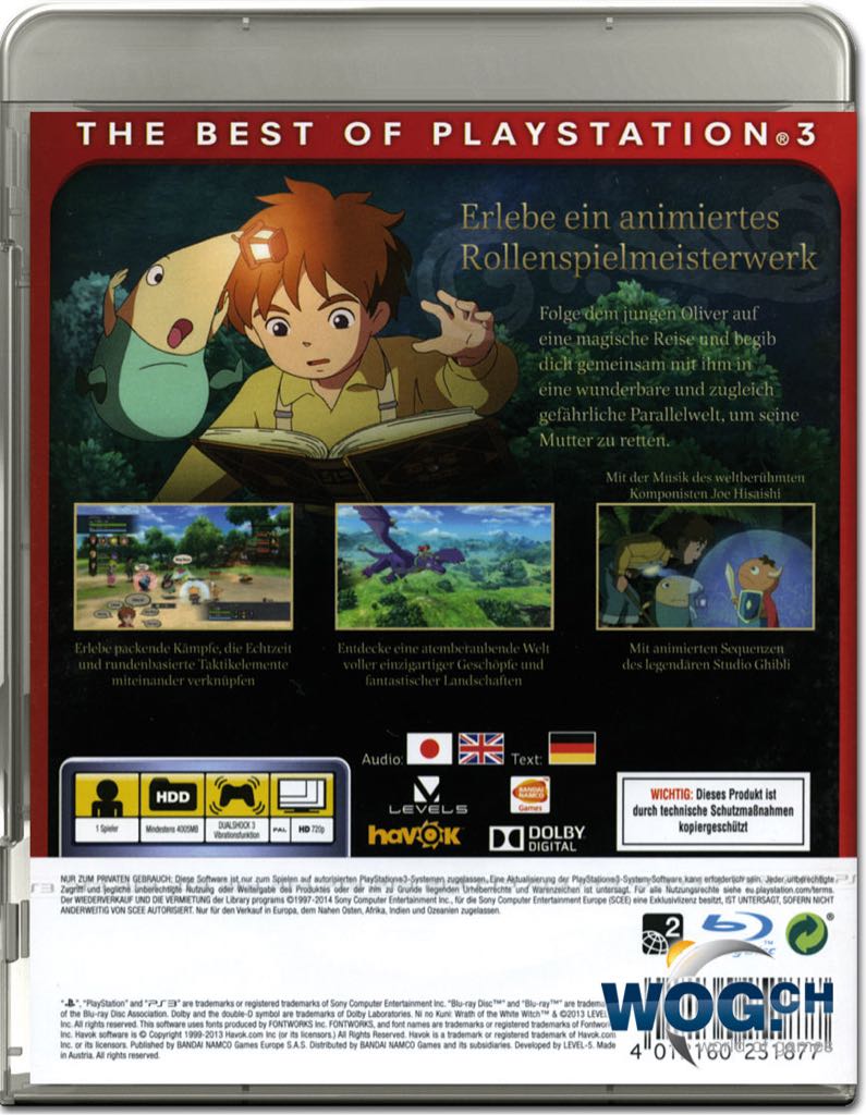 Ni No Kuni - Sony PlayStation 3 (PS3) video game collectible - Main Image 2