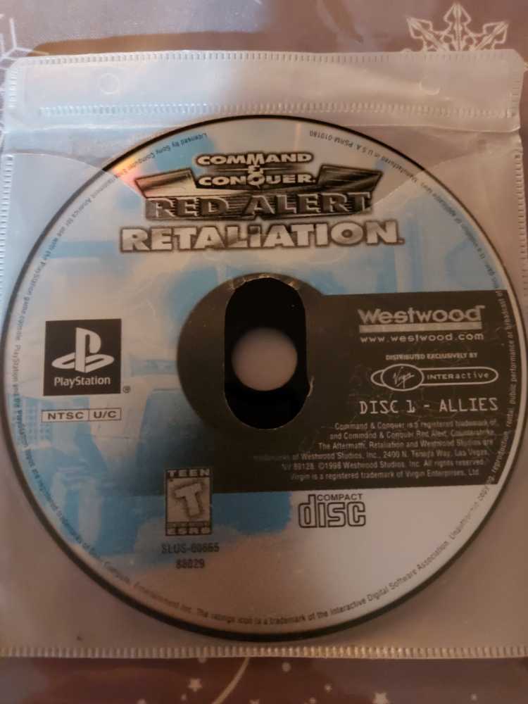 Command & Conquer Red Alert Retaliation - Sony PlayStation (1) video game collectible - Main Image 2
