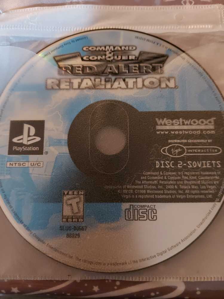 Command & Conquer Red Alert Retaliation - Sony PlayStation (1) video game collectible - Main Image 3