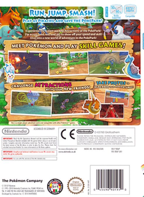 PokePark Wii: Pikachu’s Adventure - Nintendo Wii (The Pokémon Compnay - 1) video game collectible - Main Image 2