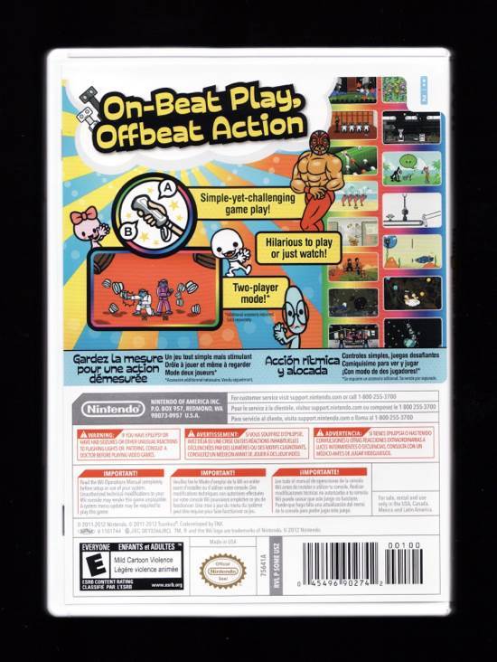 Rhythm Heaven: Fever - Nintendo Wii (Nintendo - 2) video game collectible [Barcode 045496902742] - Main Image 2