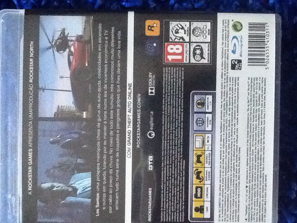 Grand Theft Auto V - Sony PlayStation 3 (PS3) video game collectible [Barcode 5026555410311] - Main Image 2