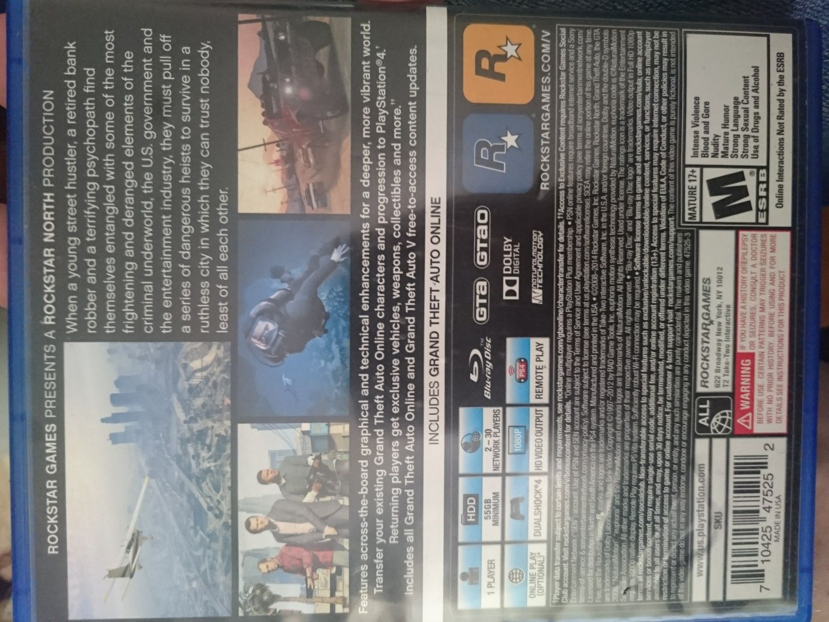 grand theft auto 5 - Sony PlayStation 4 (PS4) video game collectible - Main Image 2