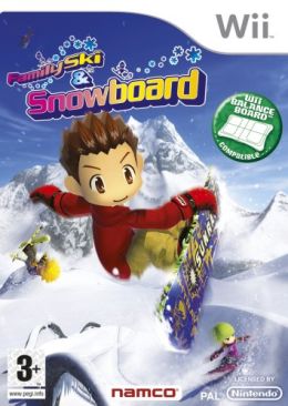 Family Ski & Snowboard - Nintendo Wii (Namco Bandai - 1) video game collectible [Barcode 3296580806904] - Main Image 1