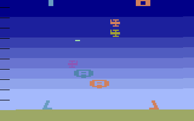 Air Sea Battle - Atari 2600 (Atari, Inc. - 2) video game collectible - Main Image 4