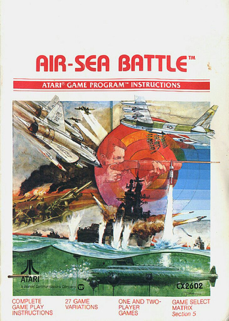 Air Sea Battle - Atari 2600 video game collectible - Main Image 1