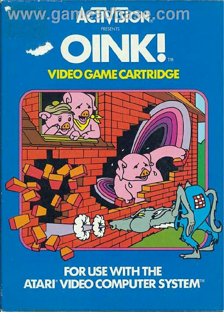 Oink - Atari 2600 video game collectible - Main Image 1