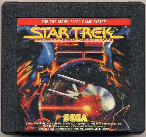 Star Trek: Strategic Operations Simulator - Atari 5200 (Sega - 1) video game collectible - Main Image 3