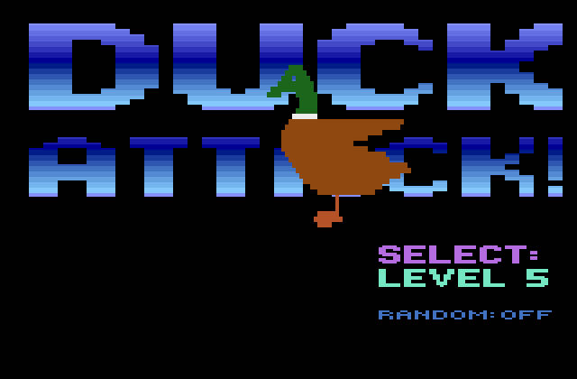 Duck Attack (HOMEBREW) - Atari 2600 (HOMEBREW-AtariAge) video game collectible - Main Image 3