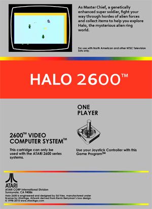 Halo 2600 - Atari 2600 (Ed Fries - 1) video game collectible - Main Image 2