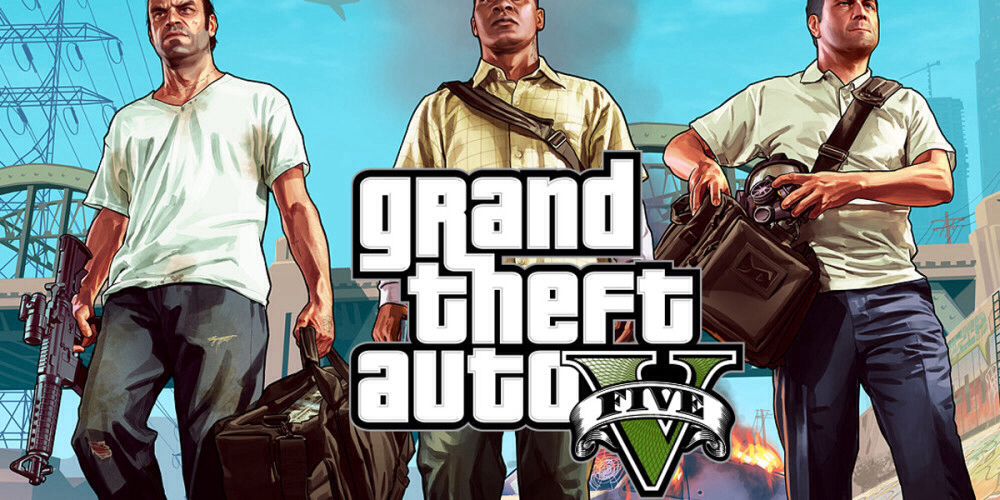 GTA V - Microsoft Xbox 360 (Rockstar - 3) video game collectible - Main Image 2