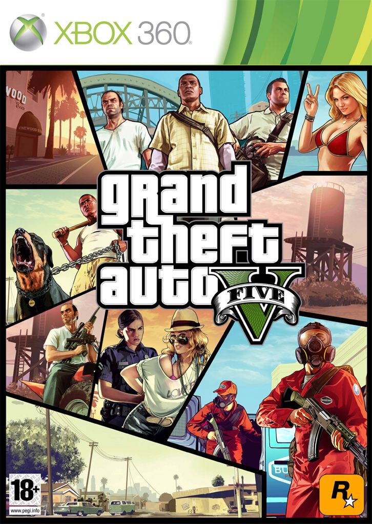 GTA V - Microsoft Xbox 360 video game collectible - Main Image 1