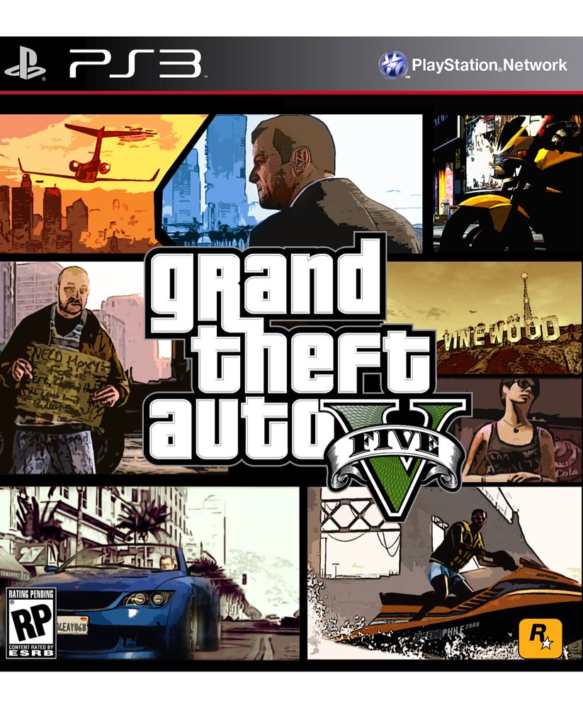GTA V - Sony PlayStation 3 (PS3) (Rock Star) video game collectible - Main Image 1