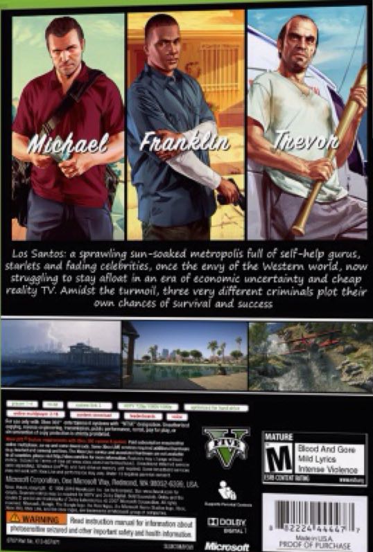 GTA V - Microsoft Xbox X / S video game collectible - Main Image 2