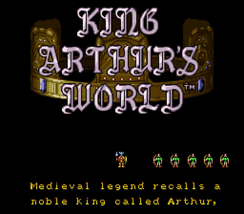 King Arthur’s World - Nintendo Super Nintendo Entertainment System (SNES) (Jaleco) video game collectible - Main Image 2