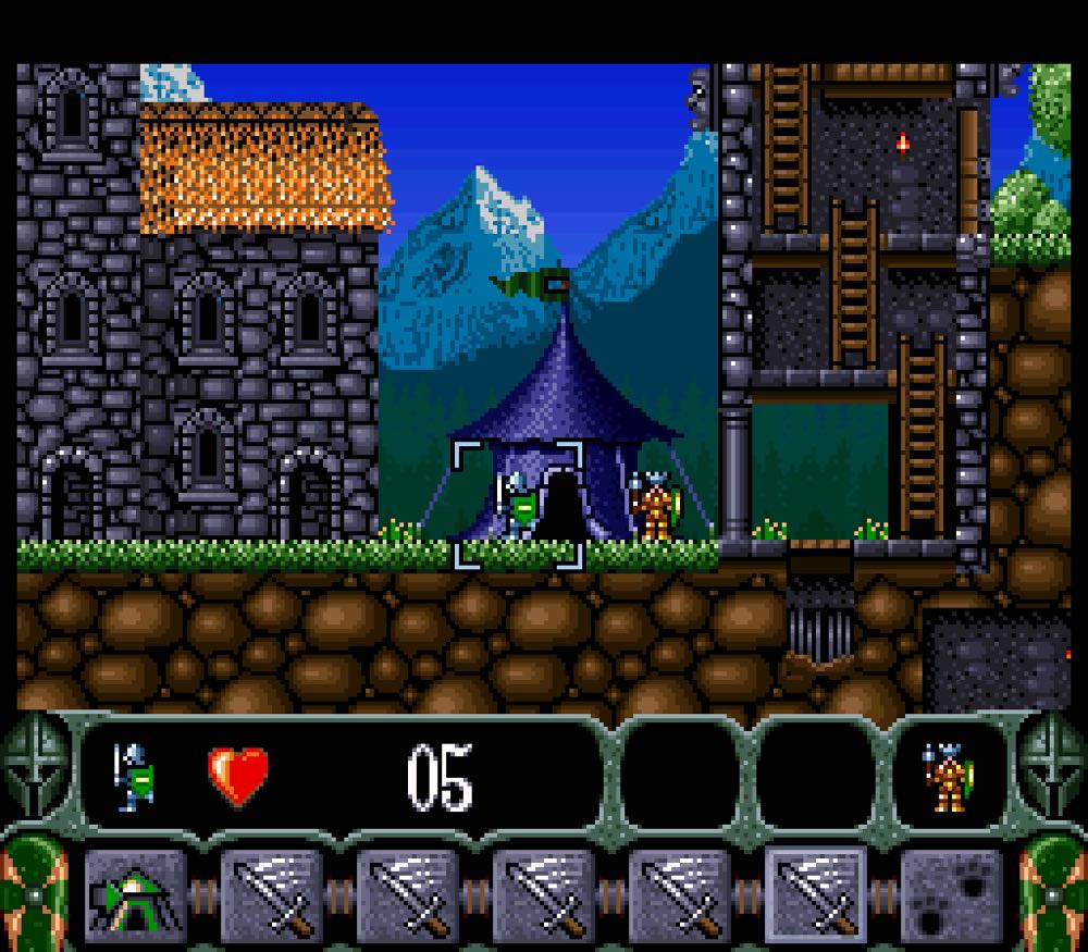 King Arthur’s World - Nintendo Super Nintendo Entertainment System (SNES) (Jaleco) video game collectible - Main Image 4