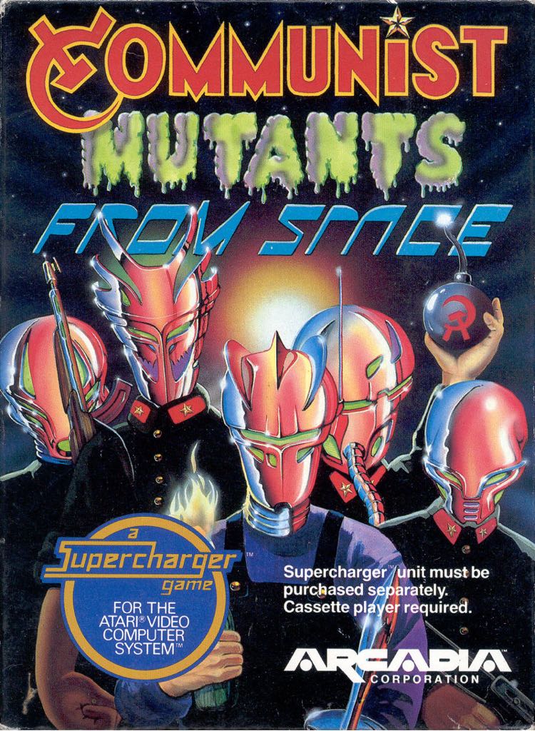 Communist Mutants From Space - Atari 2600 (Arcadia) video game collectible - Main Image 1
