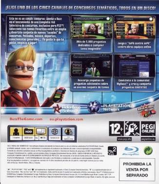 Buzz! El Multiconcurso - Sony PlayStation 3 (PS3) video game collectible - Main Image 2