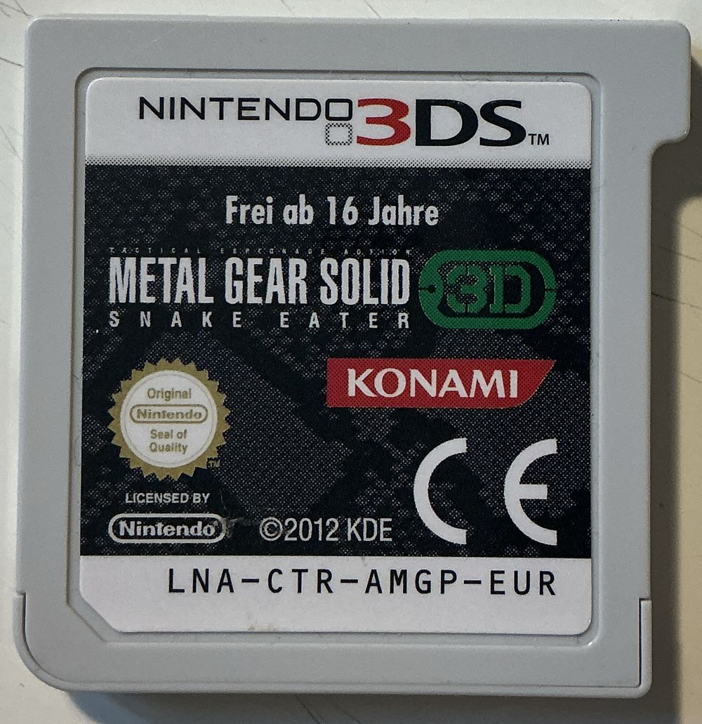 Metal Gear Solid: Snake Eater 3D - Nintendo 3DS (Konami) video game collectible [Barcode 4012927084694] - Main Image 3