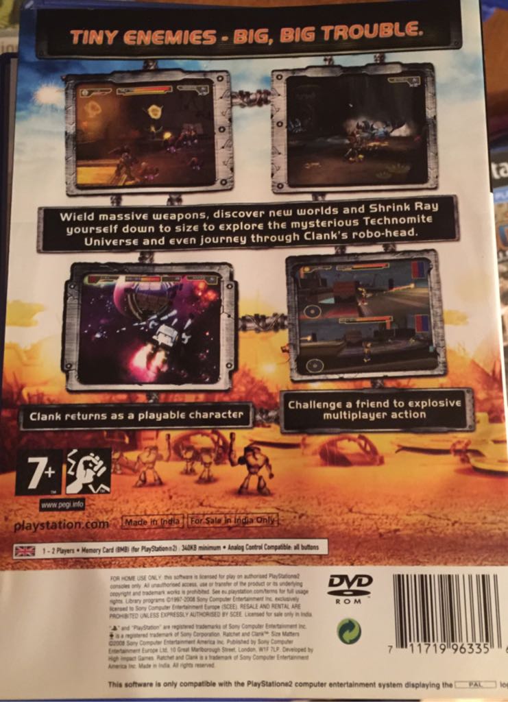 Ratchet & Clank Size Matters - Sony PlayStation Portable (PSP) (1-2) video game collectible [Barcode 711719963356] - Main Image 2