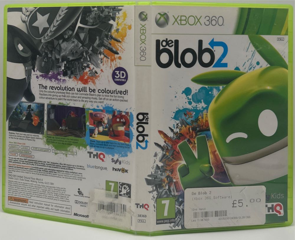 de Blob 2 - Microsoft Xbox 360 (THQ - 1-4) video game collectible [Barcode 4005209138369] - Main Image 3