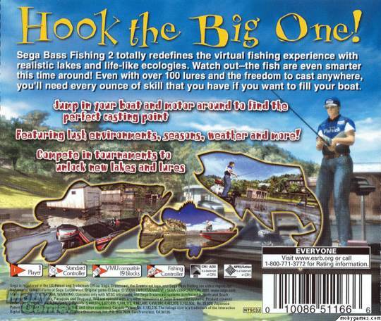 Sega Bass Fishing - Sega Dreamcast (Sega - 1) video game collectible [Barcode 010086510065] - Main Image 2