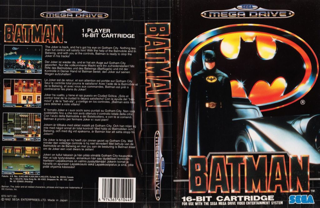 Batman - Sega Mega Drive (SunSoft - 1) video game collectible [Barcode 4974365610449] - Main Image 2