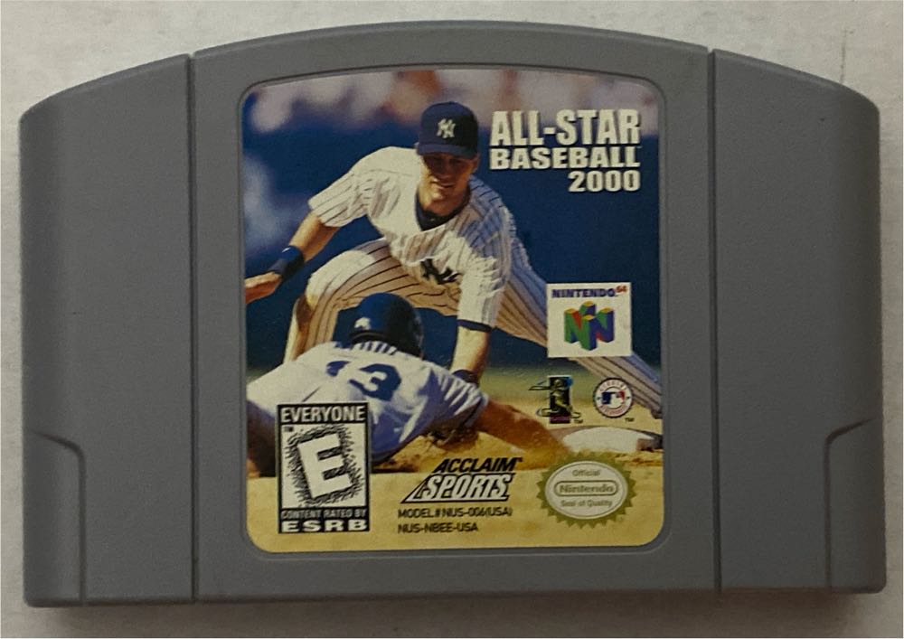 All-Star Baseball 2000 - Nintendo 64 (N64) (Acclaim Entertainment - 4) video game collectible [Barcode 021481641759] - Main Image 3