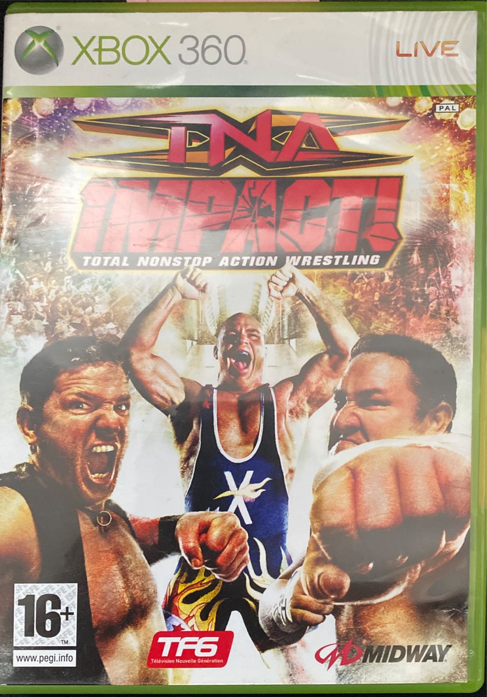 TNA Impact! - Microsoft Xbox 360 (Midway - 1-4) video game collectible [Barcode 5037930100710] - Main Image 2