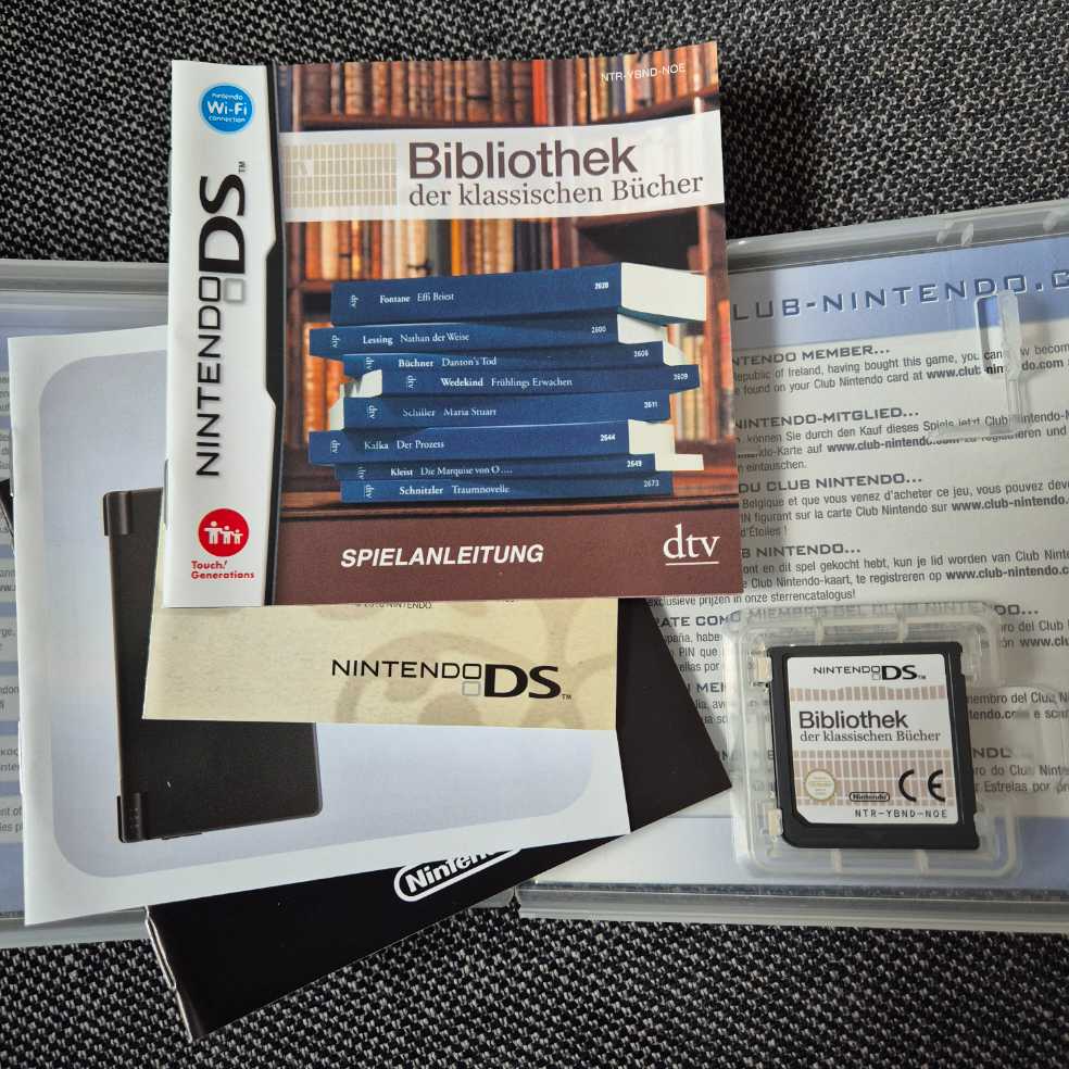 Bibliothek der klassischen Bücher - Nintendo DS (dtv) video game collectible [Barcode 045496469610] - Main Image 3