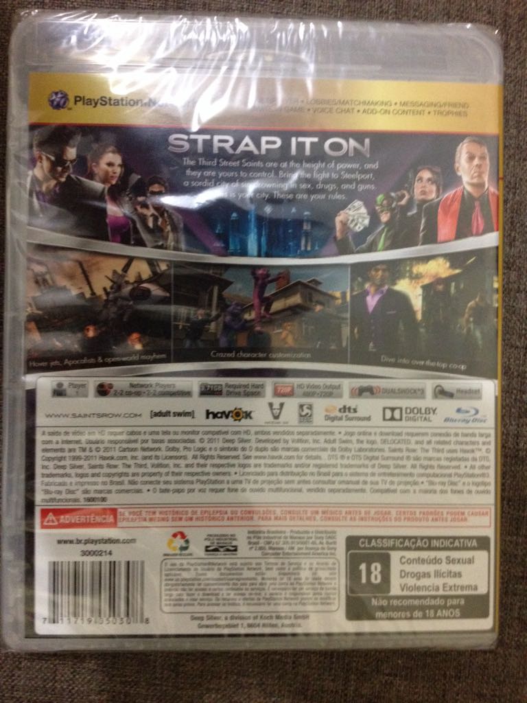 Saints Row The Third - Sony PlayStation 3 (PS3) video game collectible - Main Image 2