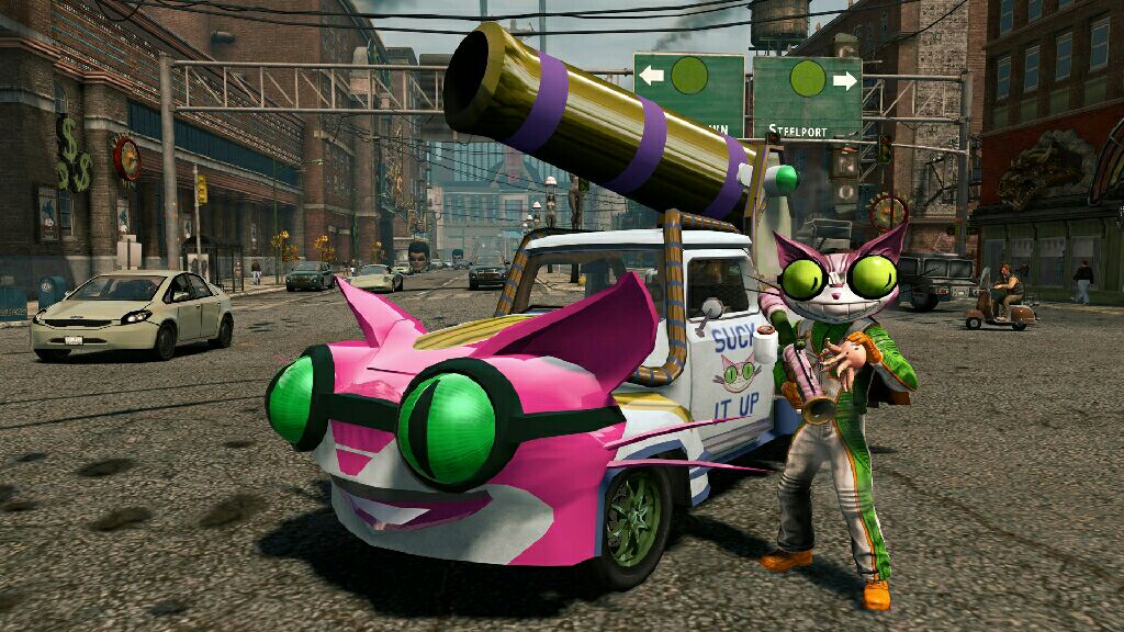 Saints Row The Third - Microsoft Xbox 360 (THQ) video game collectible - Main Image 2