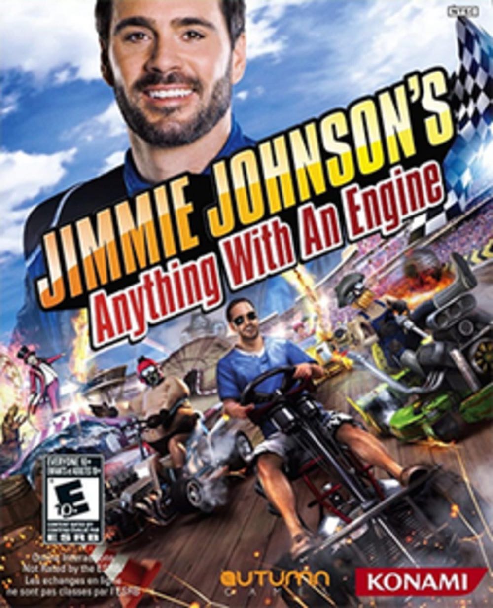 Jimmie Johnson’s Anything With An Engine - Sony PlayStation 3 (PS3) (Konami - 2) video game collectible [Barcode 083717202318] - Main Image 3