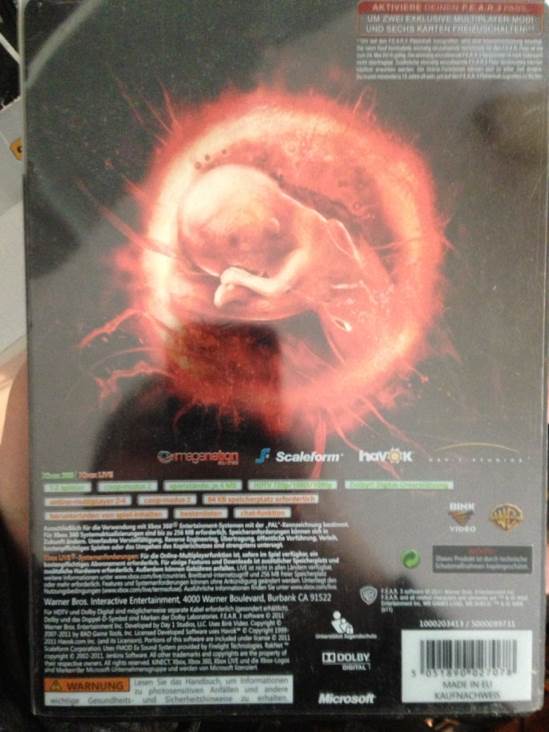 F.E.A.R. 3 Collector’s Edition - PC (Warner Bros. Interactive Entertainment, Warner Bros. Interactive Entertainment, Warner Bros. Interactive Entertainment - 1-4) video game collectible [Barcode 5051890027078] - Main Image 2