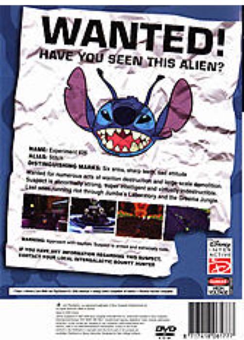 Disney’s Stitch : Experiment 626 - Sony PlayStation 2 (PS2) (Disney Interactive - 1) video game collectible [Barcode 8717418061739] - Main Image 2