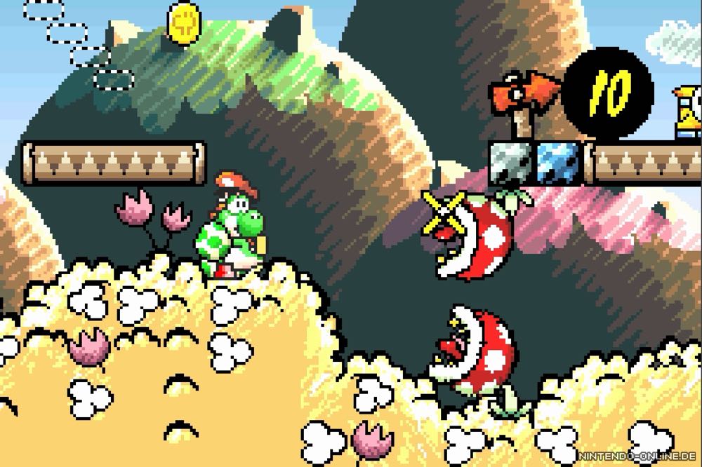 Super Mario Advance 3: Yoshi’s Island - Nintendo Game Boy Advance (GBA) (Nintendo - 1) video game collectible - Main Image 3