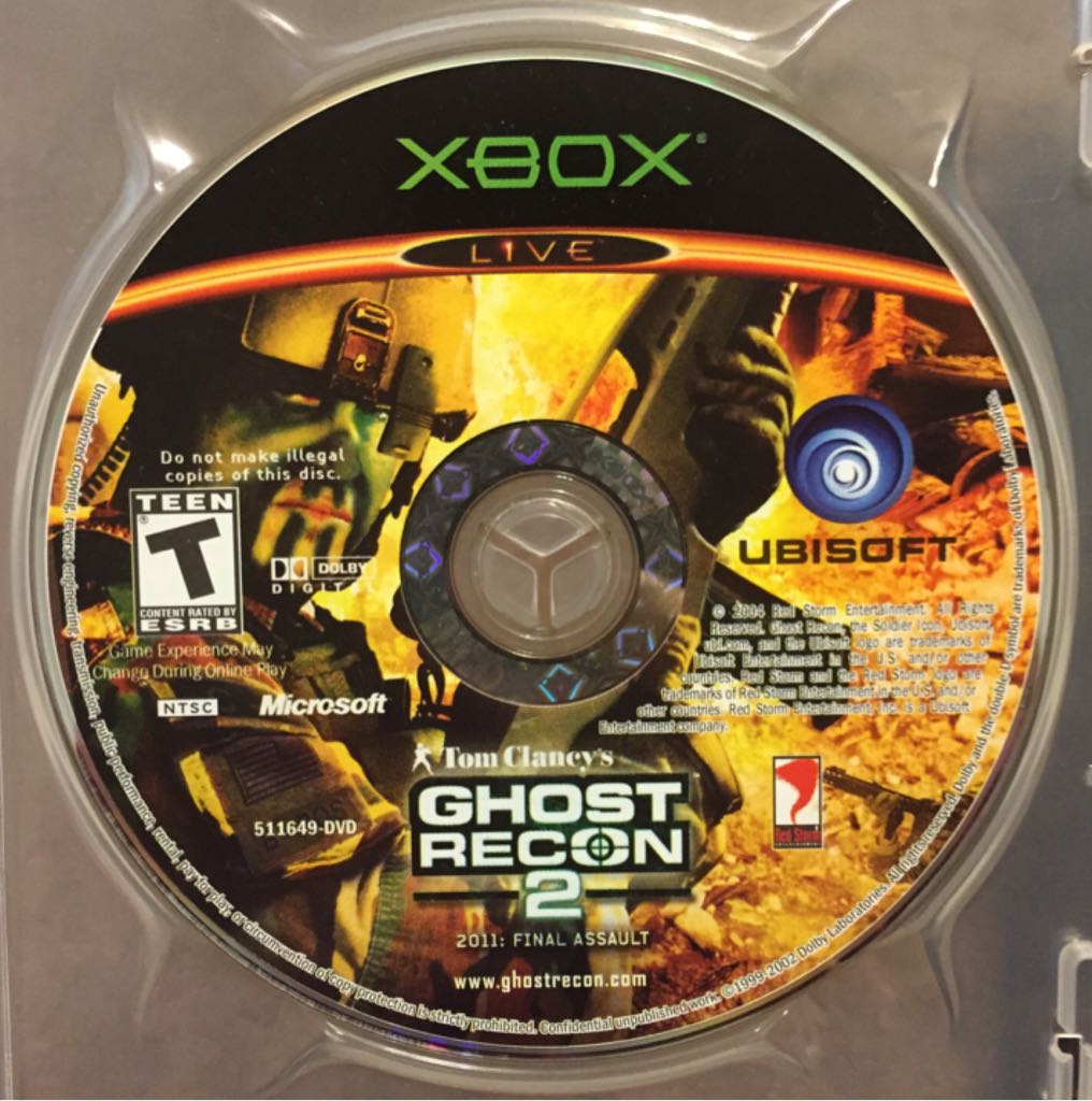 GHOST RECON 2 - Microsoft Xbox (Ubi Soft) video game collectible [Barcode 3307210174833] - Main Image 2