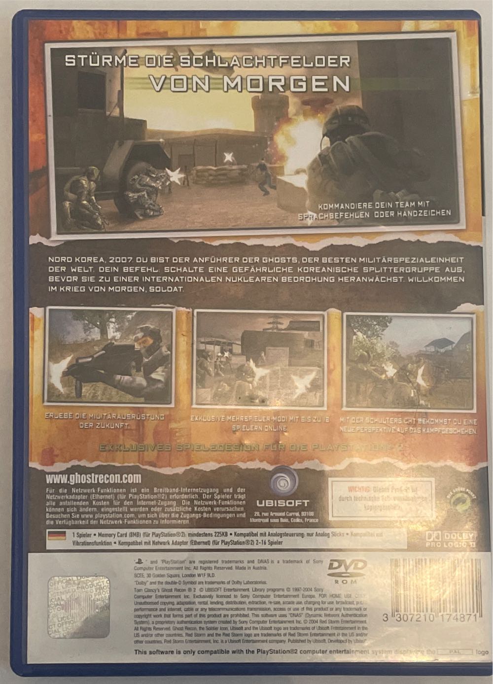 Tom Clancy’s Ghost Recon 2 - Sony PlayStation 2 (PS2) video game collectible [Barcode 3307210174871] - Main Image 2