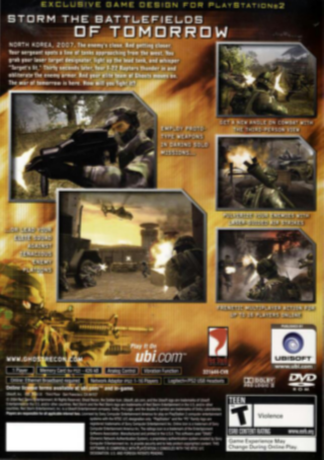 Tom Clancy’s Ghost Recon 2 - Sony PlayStation 2 (PS2) (Ubisoft - 1) video game collectible [Barcode 3307210174918] - Main Image 2