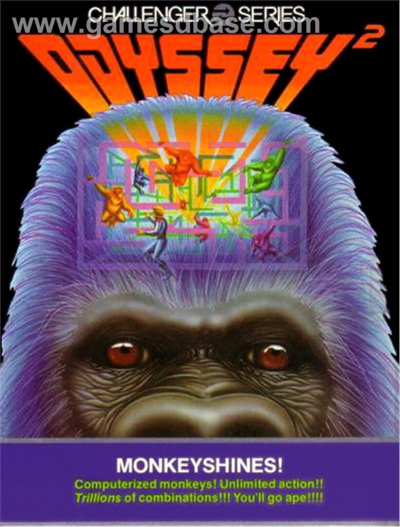 Monkeyshines! - Magnavox Odyssey II video game collectible - Main Image 1