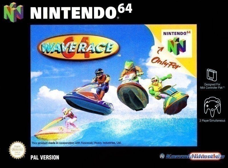 Wave Racer 64 - Nintendo 64 (N64) video game collectible - Main Image 2