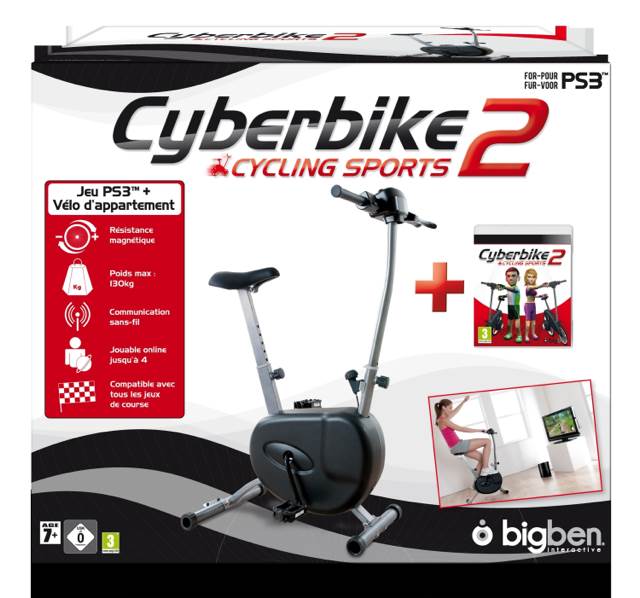 Cyberbike 2 : Cycling Sports - Sony PlayStation 3 (PS3) (Bigben) video game collectible - Main Image 2