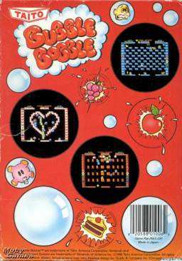 Bubble Bobble - Nintendo Entertainment System (NES) (Taito - 2) video game collectible [Barcode 020588010062] - Main Image 2
