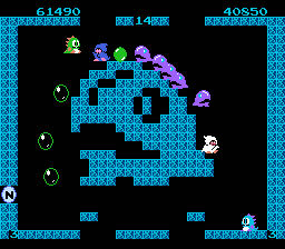 Bubble Bobble - Nintendo Entertainment System (NES) (Taito - 2) video game collectible [Barcode 020588010062] - Main Image 3