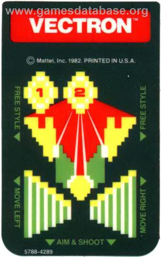 Vectron - Intellivision (Matel Electronics - 1-2) video game collectible - Main Image 3